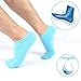 Gel Heel Sleeves and Gloves，Happon Soft Cotton with Thermoplastic Gel For Dry Heels, Cracked heels, Dry Hands and Cuticles, Dry Skin, Gel Lining Infused with Essential Oils and Vitamins