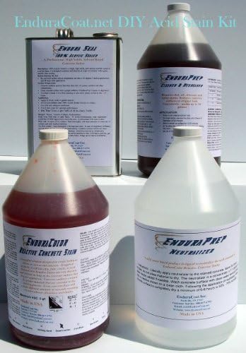 Acid Stain DIY Kit w/ 100% Acrylic Solvent Sealer