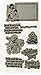 Graphic 45 Mother Goose Cling Stamps-3, Set of 7