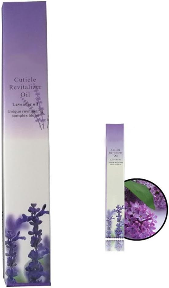 quan di Cuticle Revitalizer Nutrition Oil Nail Art Treatment Manicure Soften Pen Tool (Lavender)