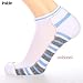 Zisuper Men’s 3 Pack Athletic No Show Running Socks Cushioned Low Cut Sport Sock
