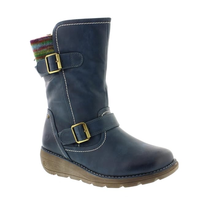 Heavenly Feet Ladies Pacific 2 Calf Boots in Ocean, Ocean Blue Amazon.co.uk Shoes & Bags