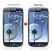 TANTEK [2-Pack Screen Protector for Samsung Galaxy S3,Tempered Glass Film,Ultra Clear,Anti Scratch,Bubble Free,Case Friendly