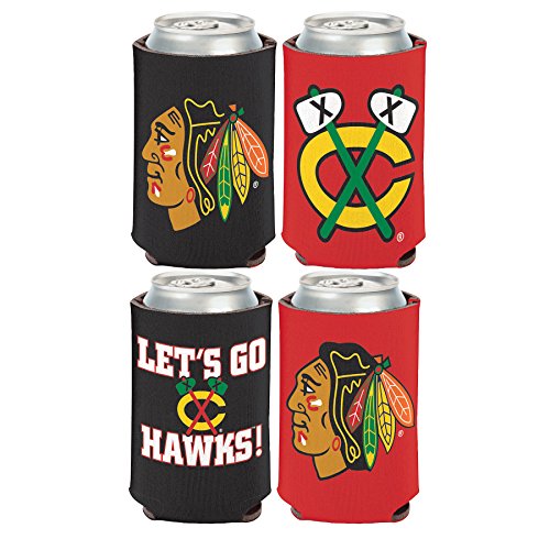 WinCraft NHL Chicago Blackhawks 2 PACK 12 oz. Can Coolers