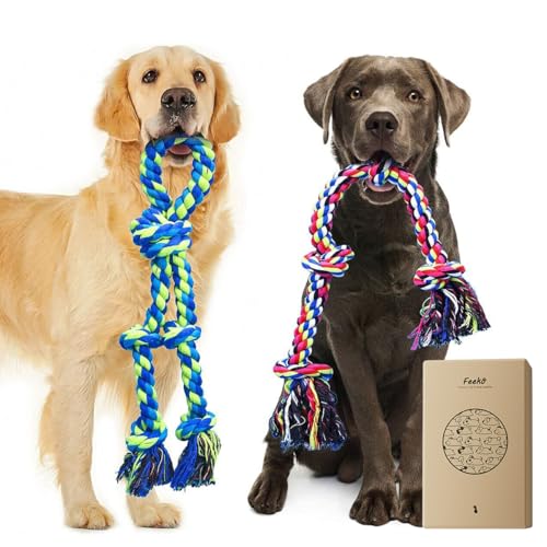 Feeko 2 Pack Dog Rope Toys