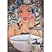 certainPL Full Drill 5D Diamond Painting Kits DIY Crystal Rhinestone Diamond Embroidery Paintings Arts Craft for Adults, Make-up Woman (A)