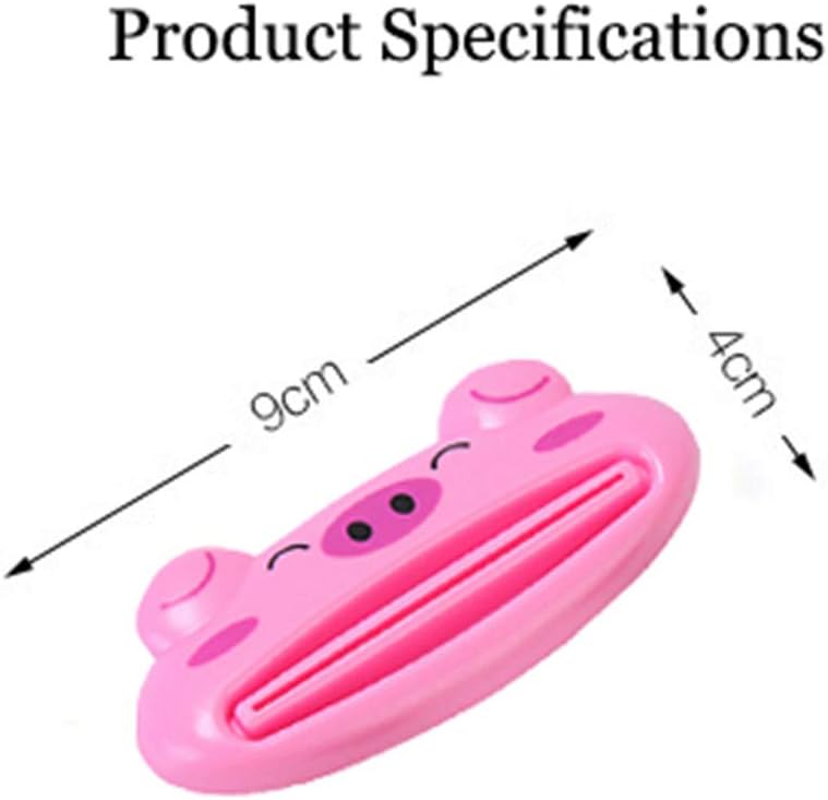 4pcs Toothpaste Dispenser Kids Children Tools Animal Tooth Paste Tube Squeezer Toothpaste Rolling Holder Home Bathroom Supplies,Mixed Hair - Image 5