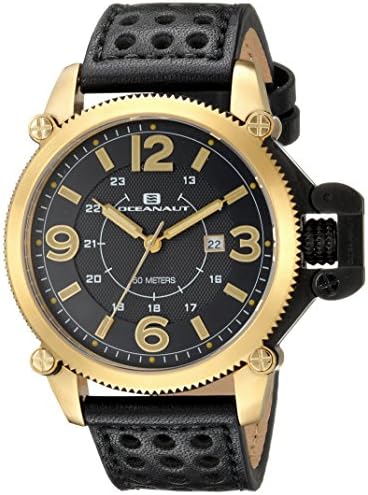 Men's OC4112 Scorpion Analog Display Quartz Black Watch