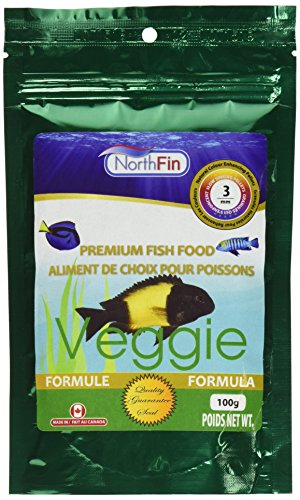 Northfin Food Veggie Formula 3mm Pellet 100 Gram Package