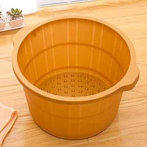 Masajeador spa para pies Spa Tina,Plástico Redonda Lavabo de pie