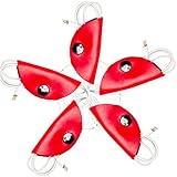 Cord Keeper (Cord Clam) 5-Pack Handmade by Hide & Drink :: Scarlet Red