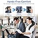 Etekcity Cordless Neck Massager, Deep Shiatsu Kneading Back & Shoulder Massage with Heat for Muscles Pain Relief Relaxation, Adjustable Straps, Easy Use at Home, Office, Perfect Gift Idea