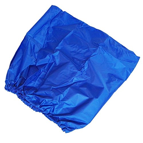 RONGT 2 Pack Waterproof Kayak Cover, 2.6m-6.5m Canoe Storage Cover Offers UV Protection for Fishing Boat,Rowing Shell & Paddle Board (light & dark blue, 3.5m(kayak8.5-9.9feet))