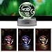 AXAYINC 3D Crystal Ball LED Night Lights Advance Laser Engraving Children's Gift(MH)