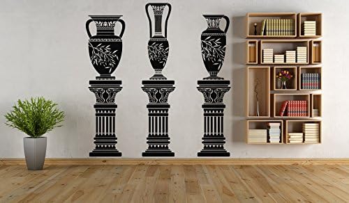 Wall Vinyl Sticker Decals Mural Room Design Pattern Art Decor Column Floor Vase Floral Ornament mi533
