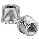 Neewer 2 Pieces Screw Thread Adapter 5/8-inch Female to 3/8-inch Male Durable Solid Nickel Brass for Camera Mounts Microphone Stands and LCD Monitors