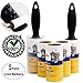 Lint Roller Pet Hair Remover Fur Tape Roller Sticky Hair Remover for Clothes Dog Hair - 5 Pack