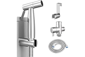 Handheld Bidet Toilet Sprayer for Toilet, Stainless Steel Bathroom Handheld Spray, Shower, Muslim Shower, Potty Toilet Hygien