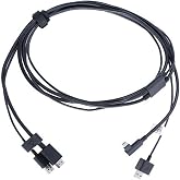 GFTVRCE DTC133 DTC133 X-Shape Data Cable ACK44506Z Connection Cord Line for Wacom One Creative Pen Display 1.8M