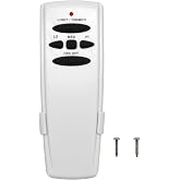 Fan-HD Ceiling Fan Remote Control Replacement for Hampton Bay Hunter,w/ 3-Speed Light Dimmer 303.9MHz,Replace for UC7078T CHQ7078T CHQ8BT7078T L3H2014FANHD L3H2010FANHD HD5(Remote Only)