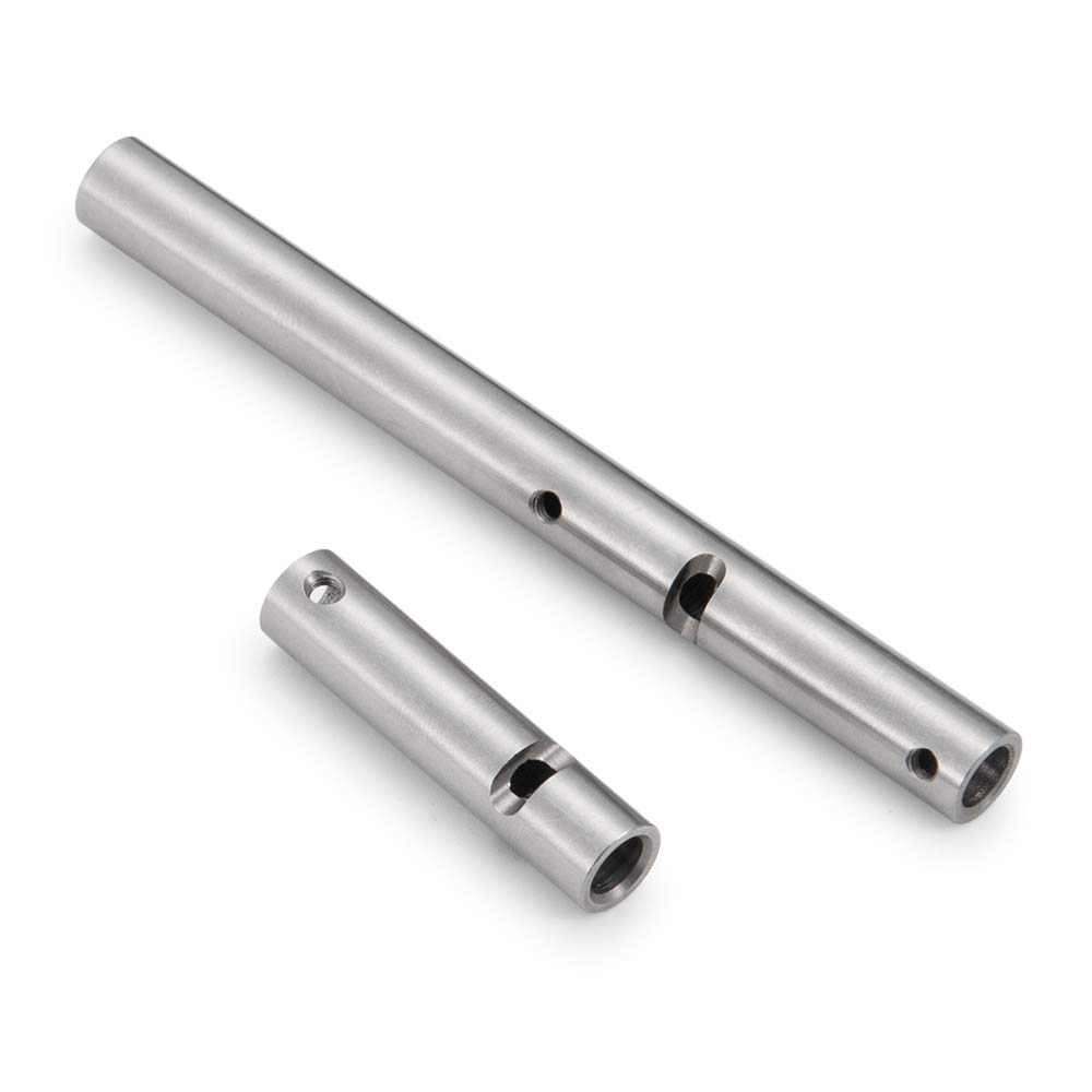 QUE-T Stainless Steel Axle Tubes for 1/10 RC