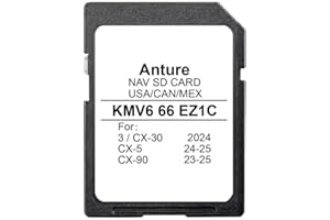 Anture 2025 Update Navigation SD Card for CX-5 (2024-2025), CX-30/3 Hatch (2024), CX-90 (23-25) - 32GB Offline GPS Map for Road Trips - No Signal Required, Works with HUD