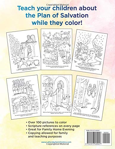 Download Heavenly Father S Plan Of Salvation Coloring Book Book 1 Rich J Milton Knaupp Andrew Koford Adam 9781973189947 Amazon Com Books