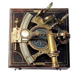 MARINE ART HANDICRAFTS '' Brass Sextant with