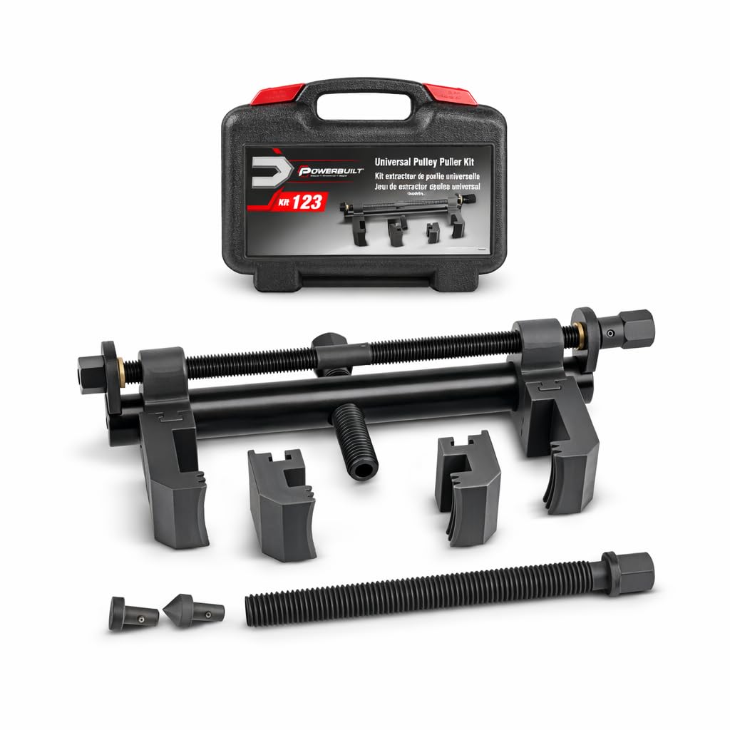 Powerbuilt - Universal Pulley Puller KIT123, Specialty Tools - Engine & Drive Train, (648443)