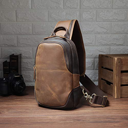 full grain leather shoulder bag