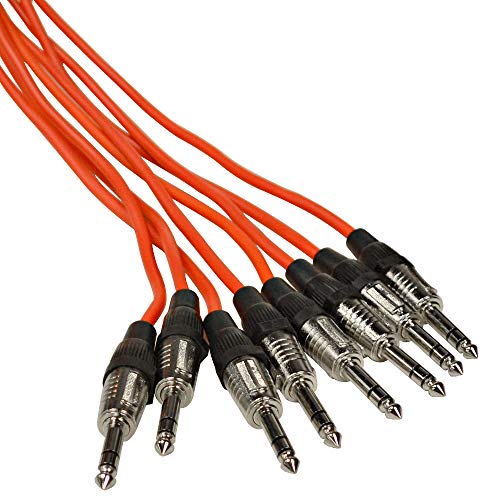 Seismic Audio XLR Low Profile Snake Cable with 4 TRS Returns