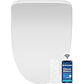 Bio Bidet BB1200 Elongated Smart Bidet, Warm Water Wash, Heated Seat & Dryer, App & Remote Control