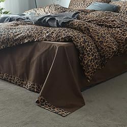 mixinni Leopard Comforter Set Full-3 Pieces Animal