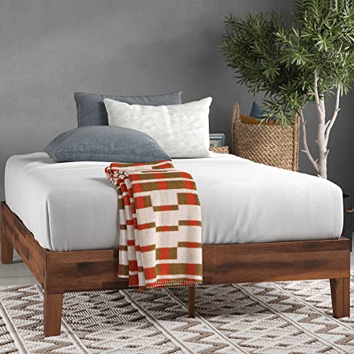 ZINUS Alexis Deluxe Wood Platform Bed Frame / Solid