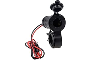 Universal Waterproof High Power Cigarette Lighter Motorcycle Cigarette Lighter 12-24V 240W Power Plug Socket with Handlebar