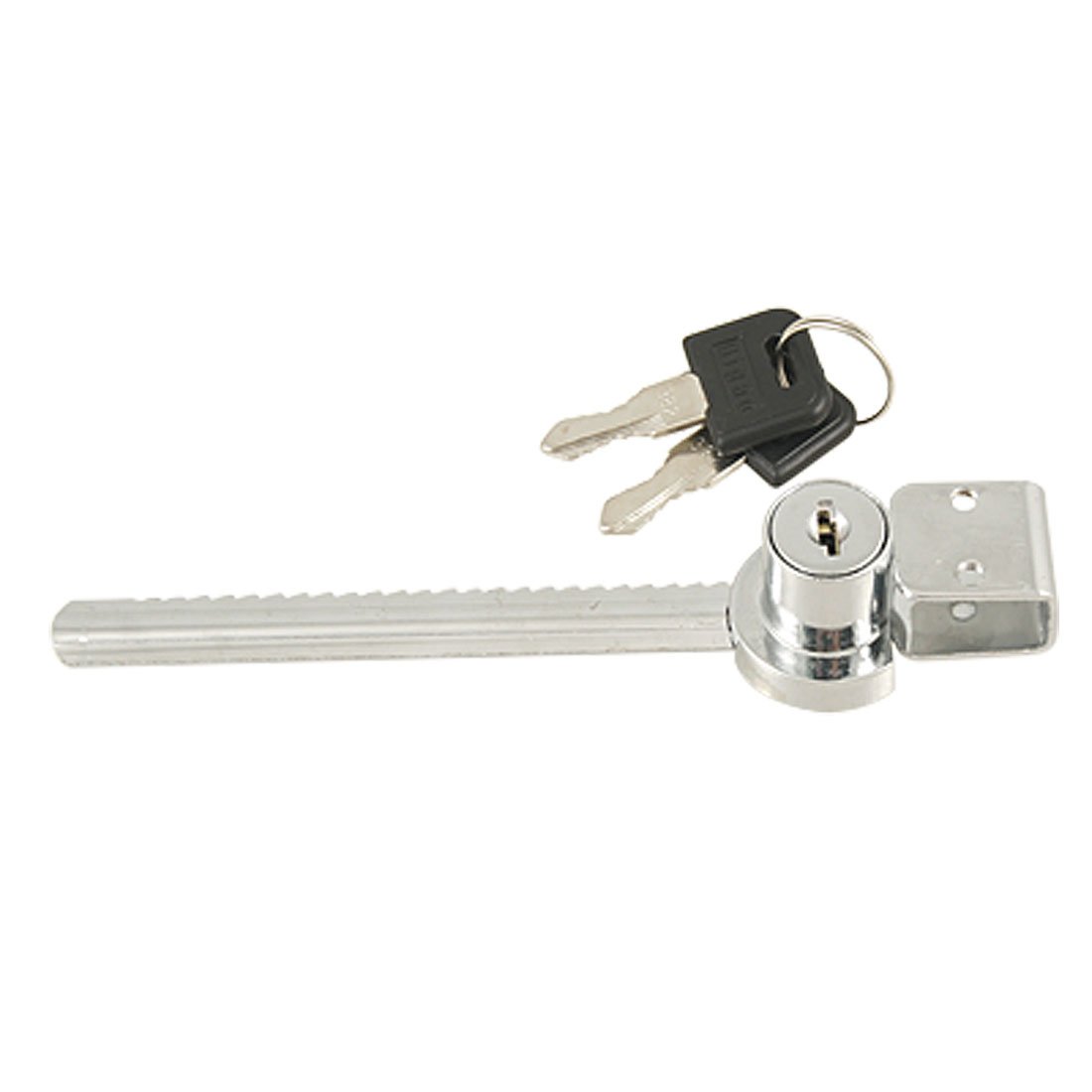 uxcell Sliding Saw Lock with Keys and Groove for Glass Showcase Door