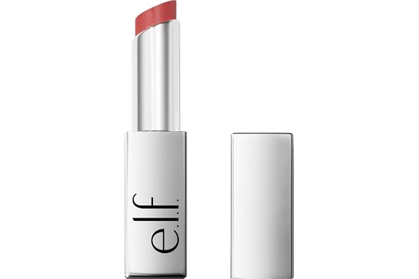 e.l.f. Glow Reviver Lip Oil Stick, Tinted, Non-Sticky & Hydrating For A Soft-Shine Finish, Vegan & Cruelty-Free, Rose Latte