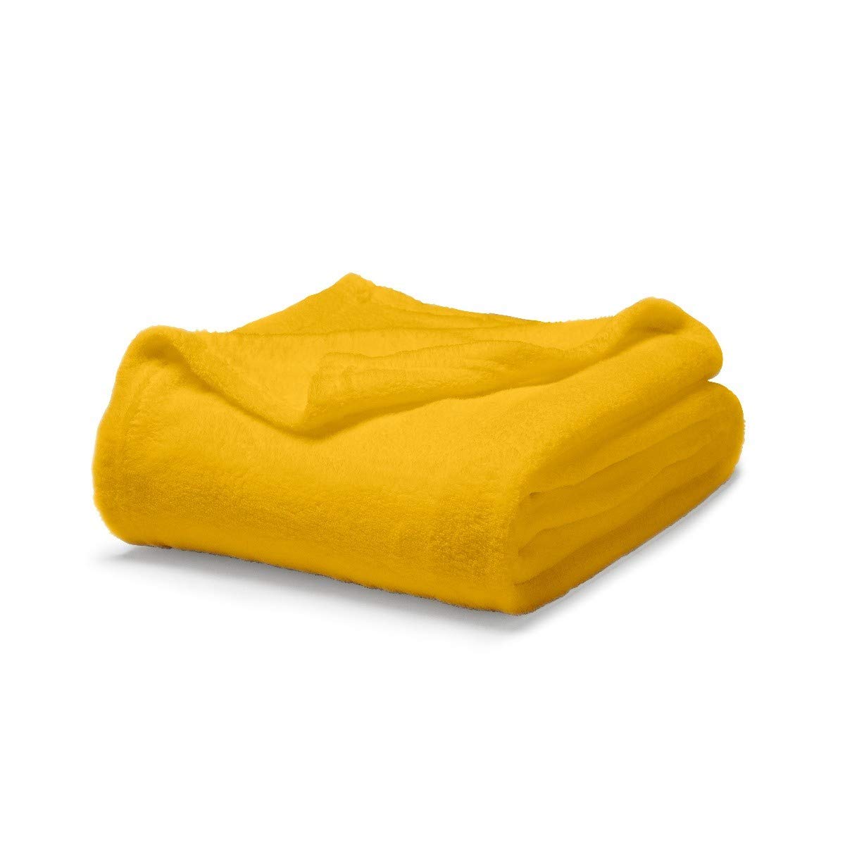 TODAY Soft Throw Saffron Yellow/Polyester 125 x 150 cm