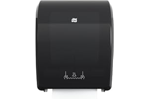 Tork 772828 Mechanical Paper Towel Dispenser, 15.95" Width x 12.32" Length x 9.32" Depth, Black (Case of 1 Dispenser)
