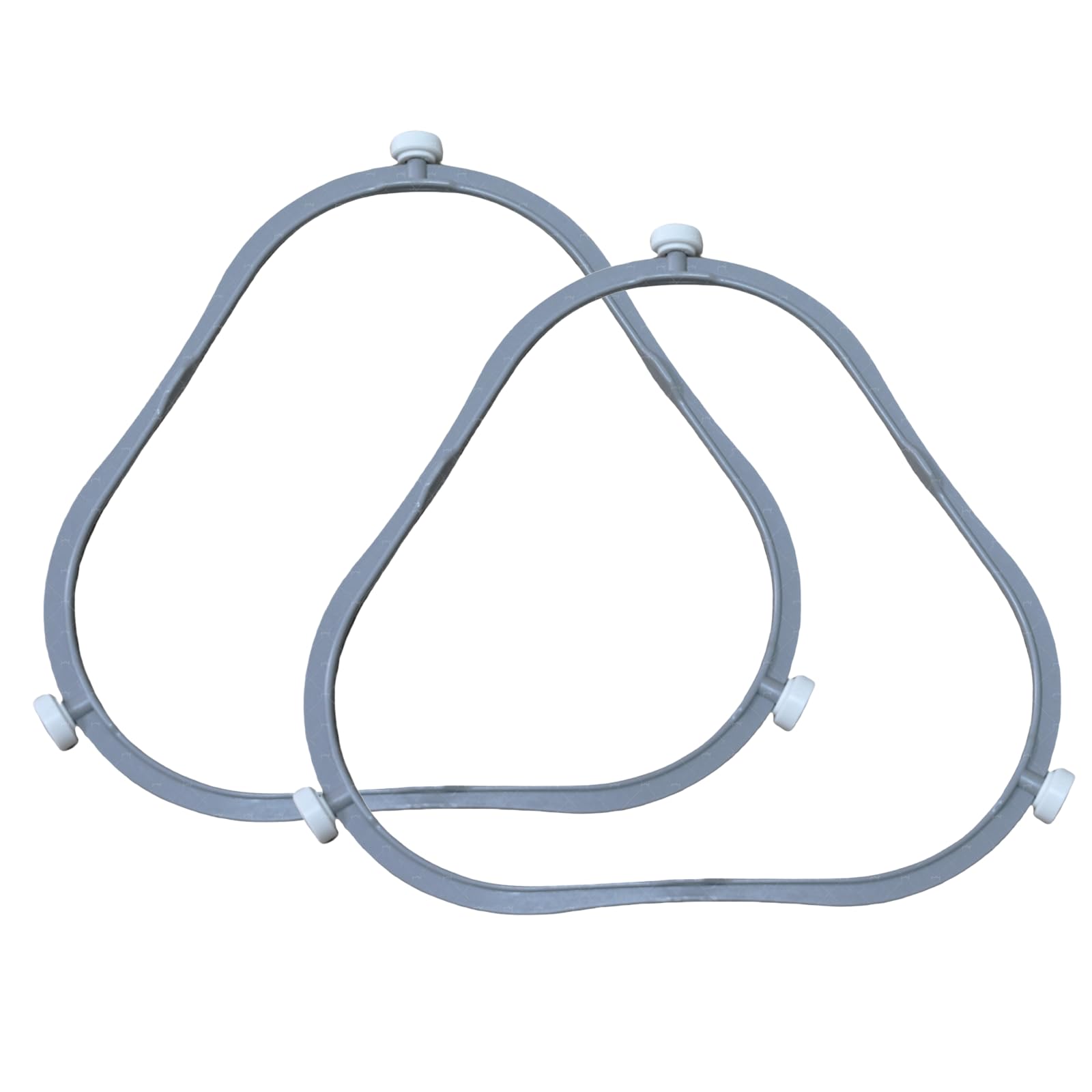 Photo 1 of 2 Pack 7.48 Inch W11252182/8206227 Microwave Turntable Support Ring, Glass Tray Support Replacement Part, Replacement Inner Ring Compatible for Whirlpool Microwave Parts