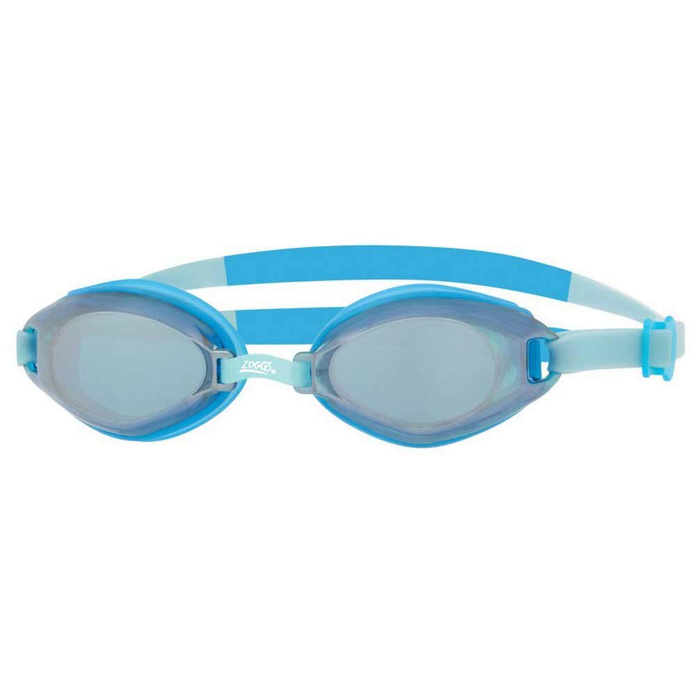 Zoggs Endura Goggles, UV Protection Swim Goggles, Slide Adjust Comfort Swimming Goggle Straps, Fog Free Adult Swim Goggles, Goggles Adults Tinted and Mirror Lenses, Blue/Silver, Mirror Lens