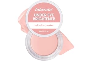 BAISEN DIARY Under Eye Brightener & Concealer - Hydrating Color Corrector for Dark Circles, Lightweight Undereye Brightening Cream with Hyaluronic Acid & Shea Butter, Smooth & Blendable (Light Rose, 1)