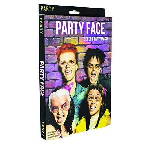 Paladone Funny Party Face Masks (6 Pack)