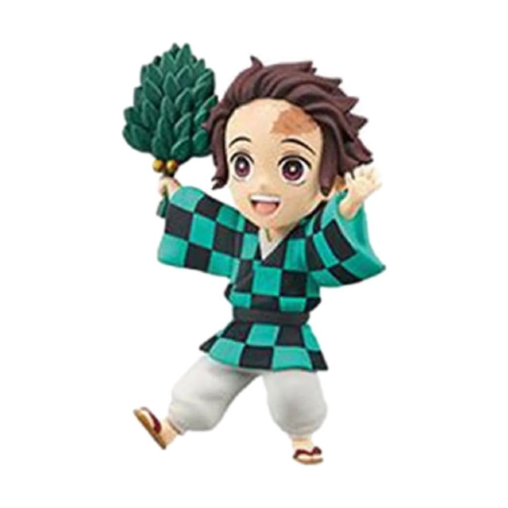 BANPRESTO BP18660 Anime SURTIDO 12 FIG KIMETSU NO Yaiba World Collect Figures TANJIRO KAMADO, Solid, Multi-Coloured, M