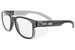 MAGID Y50 Series Performance Anti-Fog Polycarbonate Safety Glasses with Side Shields, 1 Pair, Clear Lens | Black Frame, Y50BKAFC