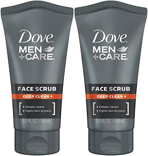 Dove Men+Care Face Scrub, Deep Clean Plus, 5 Ounce (Pack of 2)