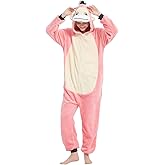 CALANTA Monkey Onesie Adult Gorilla Costume Animal Women Pajamas Plush Cosplay Halloween Christmas