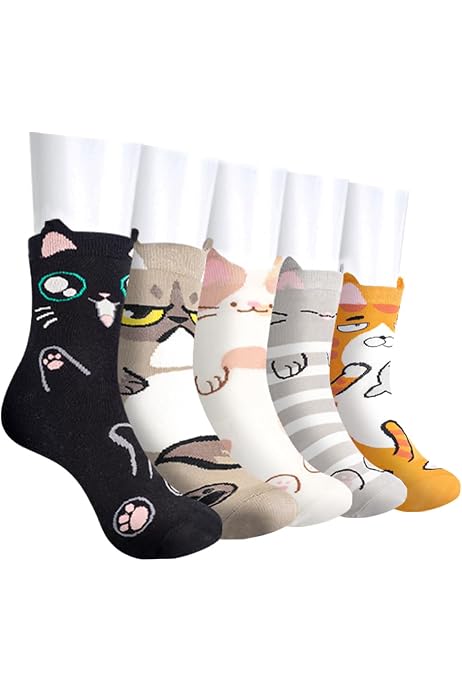 Pack De 7 Pares De Calcetines De Mujer Con Animales Marinos - Algodón, Talla 39-42