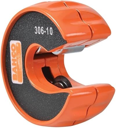 Bahco 306-10 Pipe Cutter 10 mm Tube Slice Black Orange