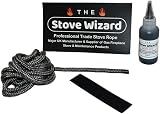 The Stove Wizard Stove Rope Kit 8mm x 2.5m with 50ml Adhesive UK Made view 2